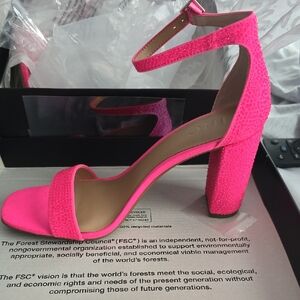 Vibrant Pink INC High Heel Sandals